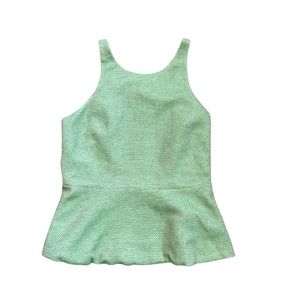 Banana Republic Tweed Peplum Top